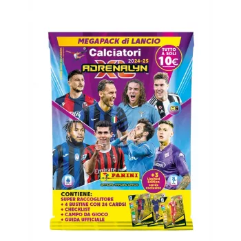 Kit di partenza per carte da collezione PANINI Italian League 2025 Mega Starterset