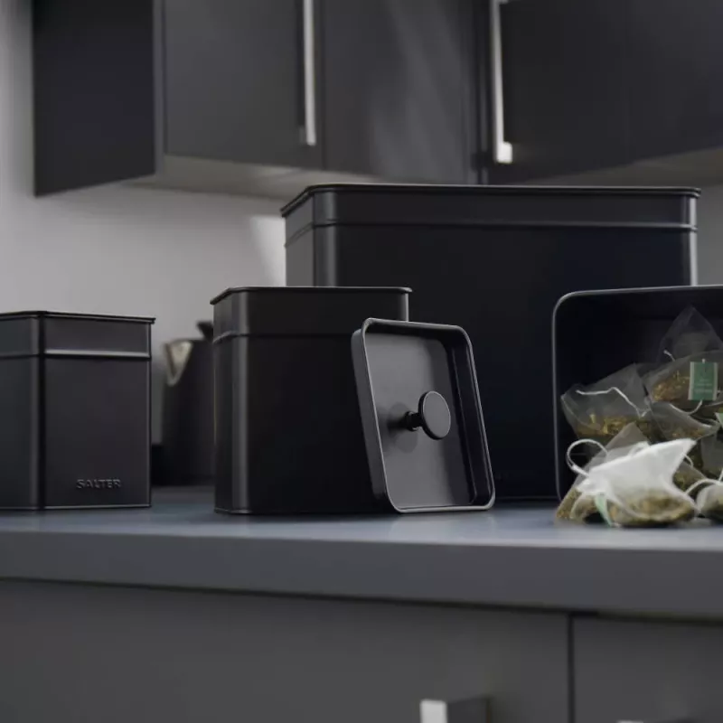 Set portapane e contenitori Salter BW126141EU7 per la cucina, 4 pezzi