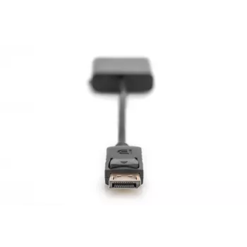 Cavo adattatore DisplayPort Assmann DP - DVI (24+5) M/F 0,15 m con blocco compatibile DP 1.1 UL bl senza schermatura 32AWG (AK-340409-001-S)