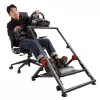 NanoRS RS155 Supporto pieghevole in acciaio per volante da gaming con supporto pedali regolabile antiscivolo