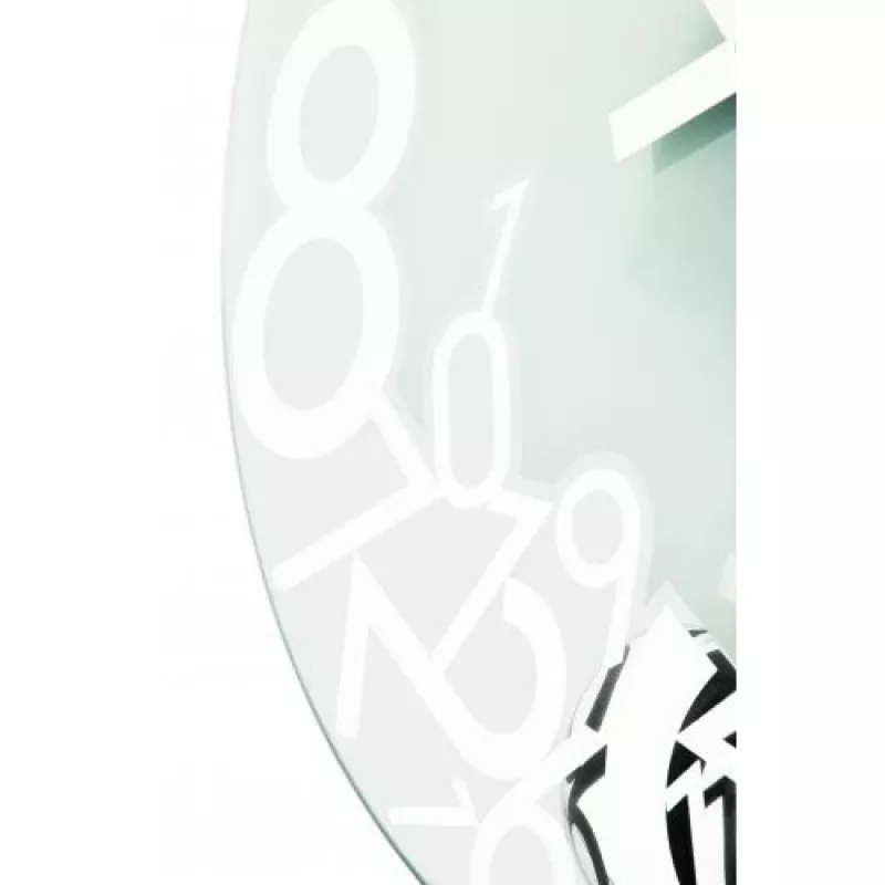 NeXtime orologio 8115 Dropped, Ø43 cm, da parete, argento