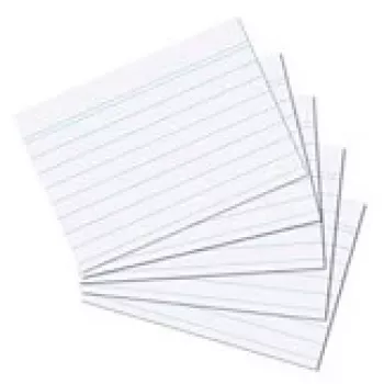 Scheda per schedario Herlitz 1150705 bianco 100 pezzi