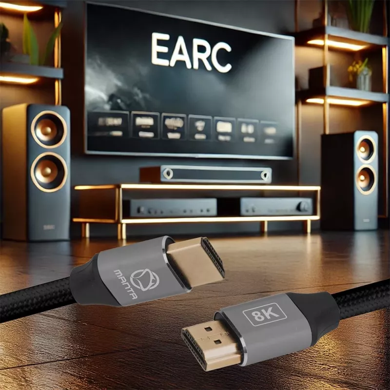 Cavo HDMI MANTA HDMI-1.5MC 1,5 m, supporta fino a 8K