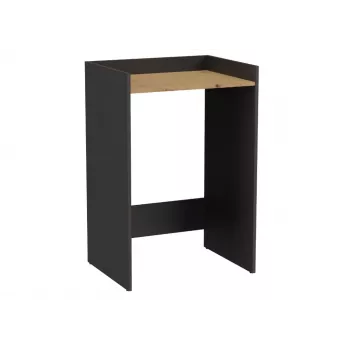 Top e Shop POLA armadio per lavanderia per lavatrice – antracite / rovere artisan