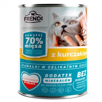 Cibo umido per gatti Frendi bocconcini in salsa di pollo 800 g