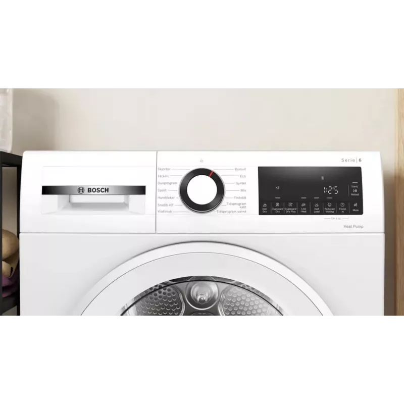 Bosch WQG2320LSN Asciugatrice a pompa di calore 8 kg bianco