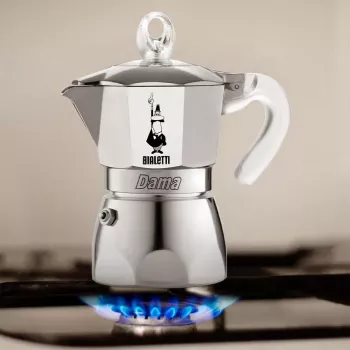 Macchina per caffè BIALETTI Dama Pure Ice 3TZ 0002273 – caffettiera per piano cottura, capacità 3 tazze