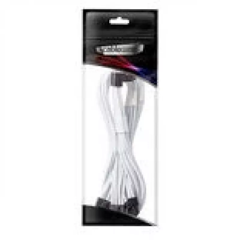Cavo di collegamento CableMod C-Series Pro - Variant A, 90°, 16 pin a 3x8 pin PCIe, bianco