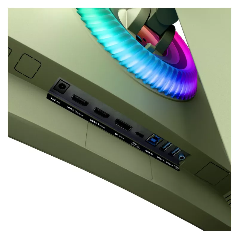 Monitor per computer curvo Arozzi Nova 49 pollici (124,5 cm) Dual QHD 5120×1440 LED VA, 4 ms, verde