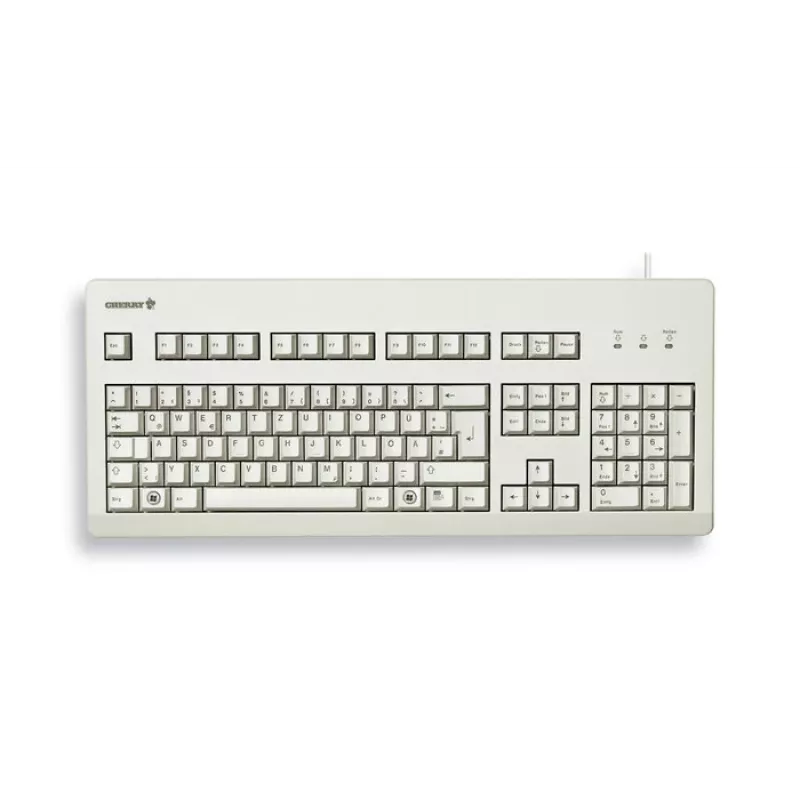 CHERRY G80-3000 Tastiera Universale USB QWERTZ Tedesco Grigio