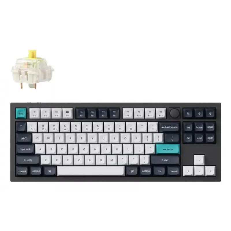 Tastiera wireless Q3 Max RGB/CARBON nero Q3M-M4 Keychron