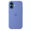 Custodia in silicone per iPhone 16 con MagSafe - pervinca