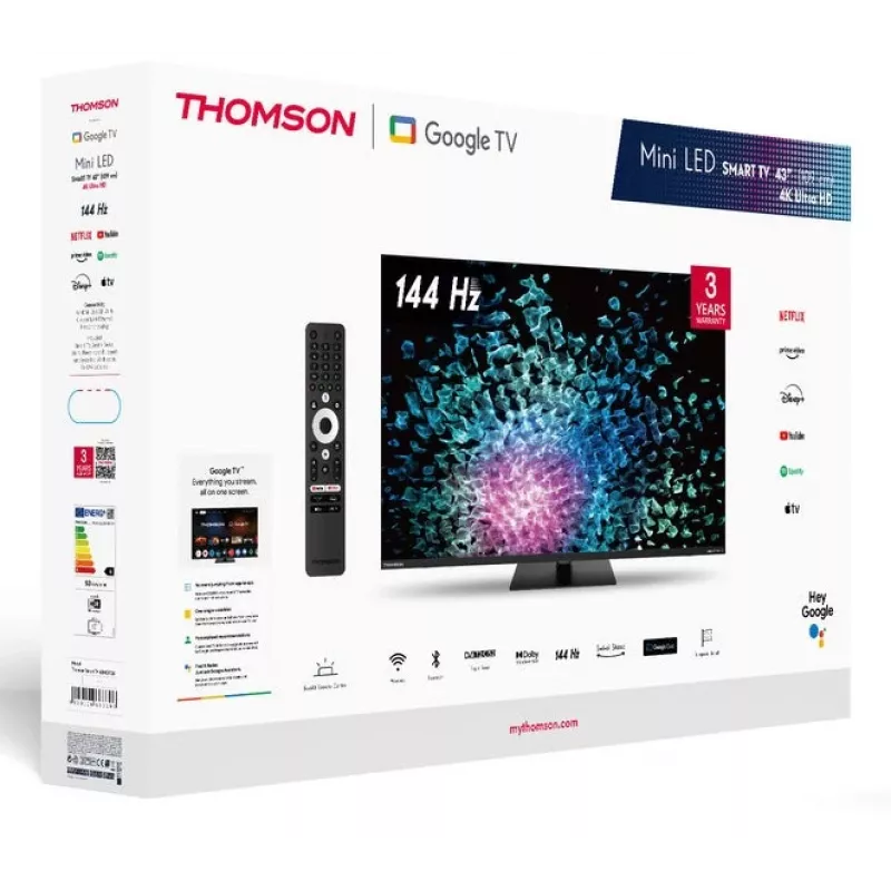 Thomson 43MG7C15 - Smart TV LED 4K, Google TV, 43