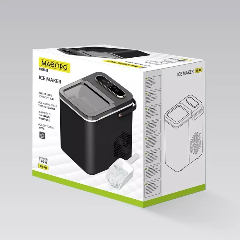 Macchina per ghiaccio Maestro MR-820 — macchina per ghiaccio da tavolo, modello MR-820