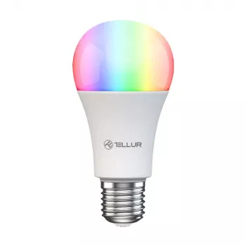 Lampada Smart WiFi Tellur TLL331341 9W RGB dimmer — LED Wi‑Fi RGB 9W, dimmerabile