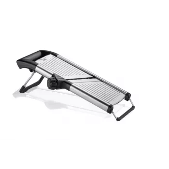 Affettatrice universale GEFU VOLARI G-89541 con lame in acciaio inox, spessore di taglio 1–9 mm, design compatto
