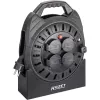 Avvolgicavo Hazet 161N-3D, 10,00 m cavo, nero, prolunga elettrica portatile