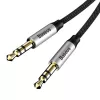Cavo audio Baseus Yiven jack 3,5 mm M30 1,5 m argento + nero