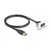Modulo DeLOCK Easy 45 SuperSpeed USB USB 3.2 Gen 1 connettore femmina USB Type-A su connettore maschio 1m