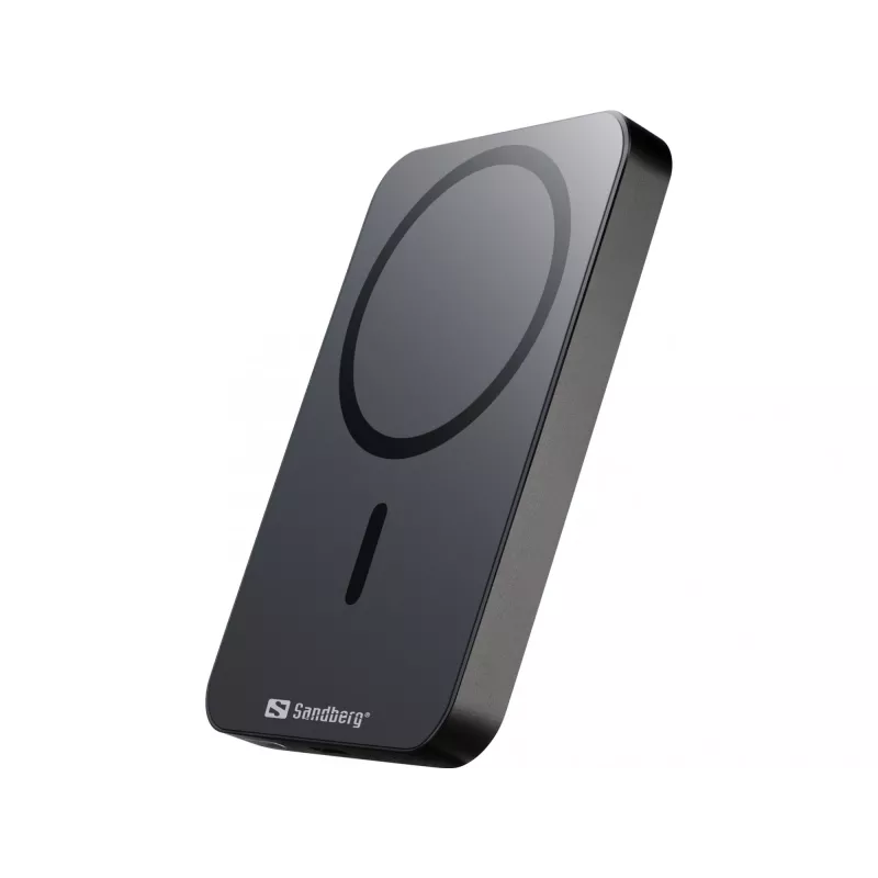Powerbank portatile Sandberg Mag Wireless Powerbank 5000 ALU, 5000 mAh