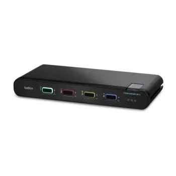 Belkin 4P Single Head DP/HDMI to DP/HDMI Video Secure DT KVM Switch PP4.0 (F1DN104KVM-UN-4)