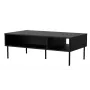 Cama PALAZZO BIS tavolo/panchina 110x60x40 nero opaco