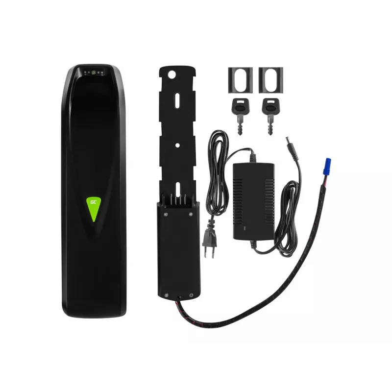 Batteria Green Cell EBIKEGCF01 36V 14500mAh agli ioni di litio nero