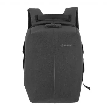 Zaino Tellur Notebook 15.6 Antitheft con porta USB, nero