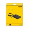 Tastierino numerico DeLOCK 12108 USB nero 19 tasti cavo 1,6 m