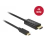 Adattatore cavo video DeLOCK 85290 USB Type-C a HDMI 1m nero