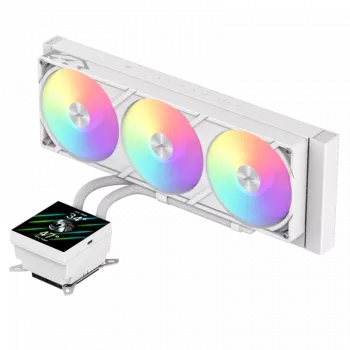 Dissipatore a liquido per CPU Gamemax | GLACIER 360 LCD WH | Intel, AMD