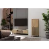 KAMARO 2DK stretto/GŁ rovere ARTISAN VETRINA