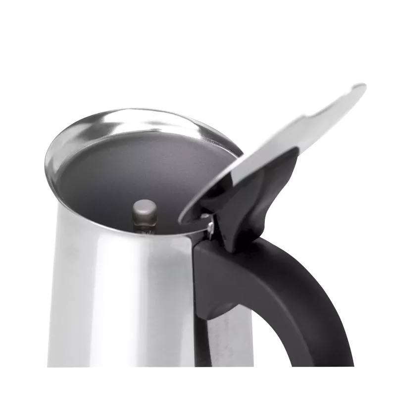Caffettiera Moka JATA Odin nero acciaio inox