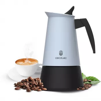 Piccolina 600, macchina per caffè azzurro/nero, 300 ml | 6 tazze