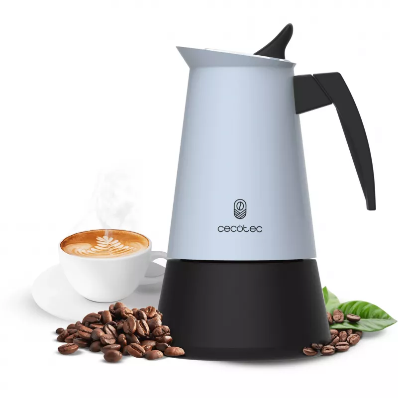 Piccolina 600, macchina per caffè azzurro/nero, 300 ml | 6 tazze