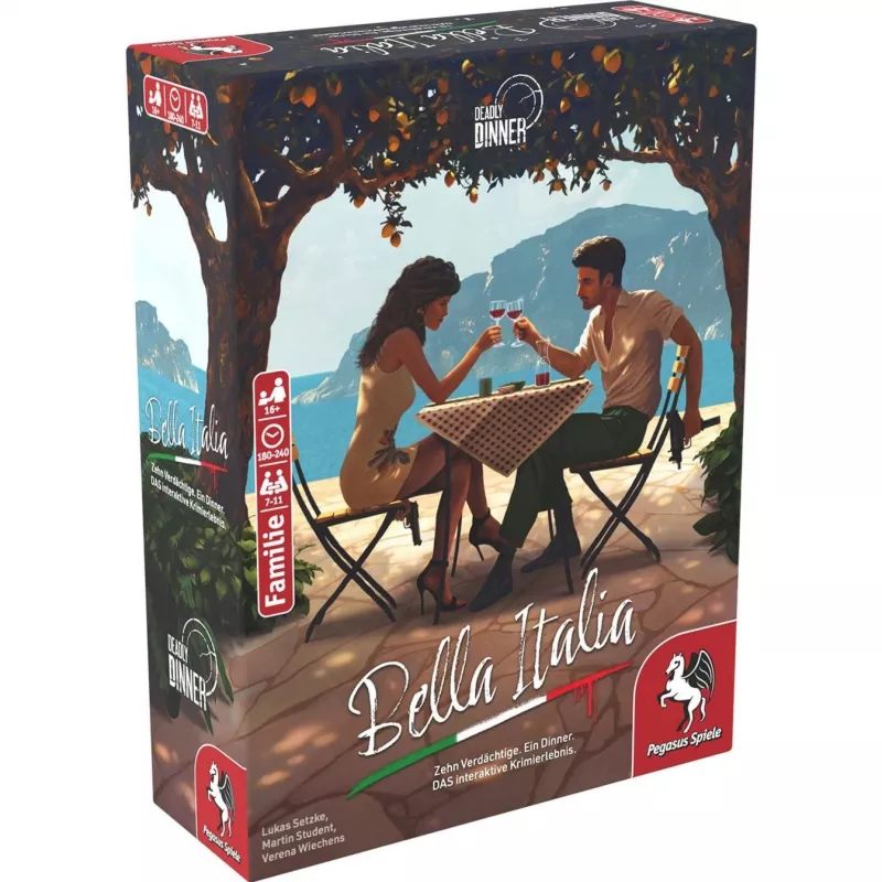 Deadly Dinner - Bella Italia, gioco da tavolo