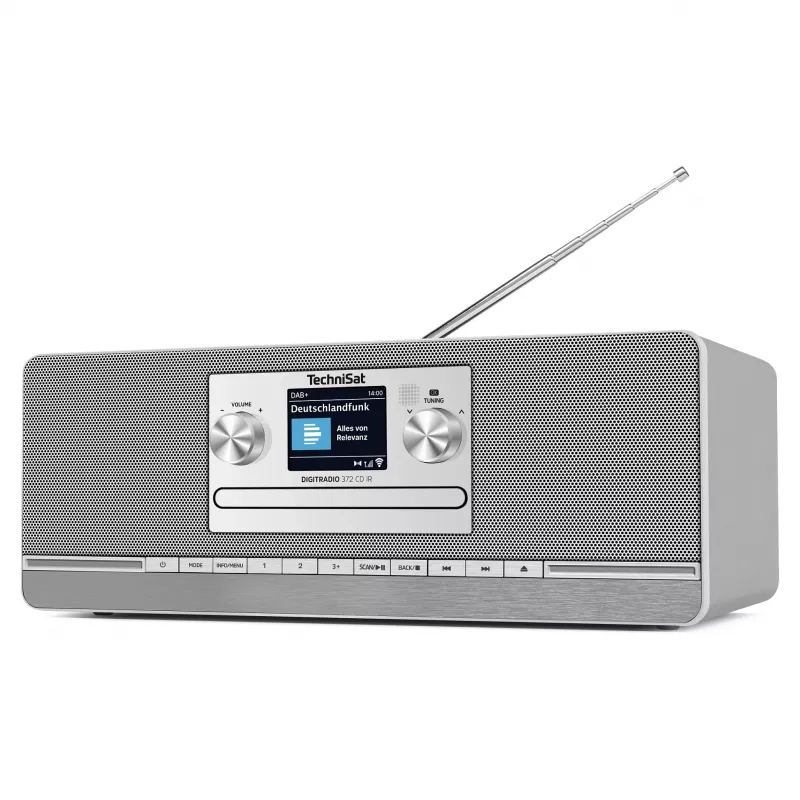 TechniSat DIGITRADIO 372 CD IR Internet analogico e digitale antracite, argento