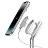 Supporto per telefono SODI SIM-300 argento MagSafe – supporto da scrivania per iPhone compatibile MagSafe