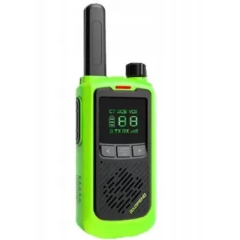 Ricetrasmettitore portatile Baofeng BF-T17 verde — 16 canali, 5 W, 400–470 MHz, batteria 1500 mAh