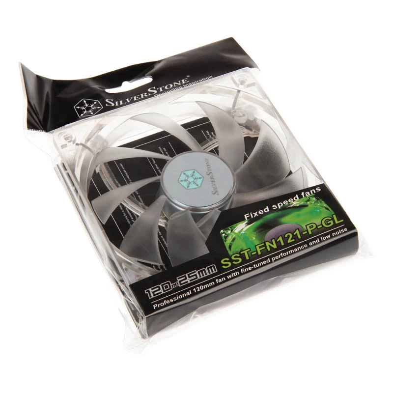 Ventola per case SilverStone SST-FN121-P-GL 120mm LED - bianco