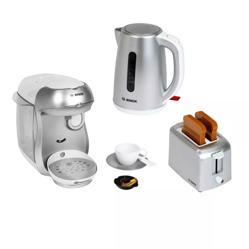 Set colazione KLEIN argento — set giocattolo per gioco di ruolo cucina per bambini