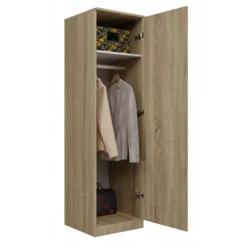 Armadio Topeshop SD-50 SON KPL 5 ripiani 1 anta rovere