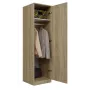 Armadio Topeshop SD-50 SON KPL 5 ripiani 1 anta rovere