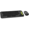 Logitech POP ICON COMBO Swiss, grafite/verde, Bluetooth, Swiss, 920-013275