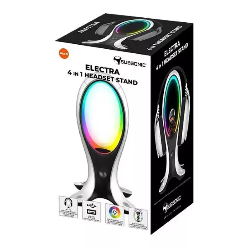 Supporto per headset Subsonic SA5682 nero bianco 426g