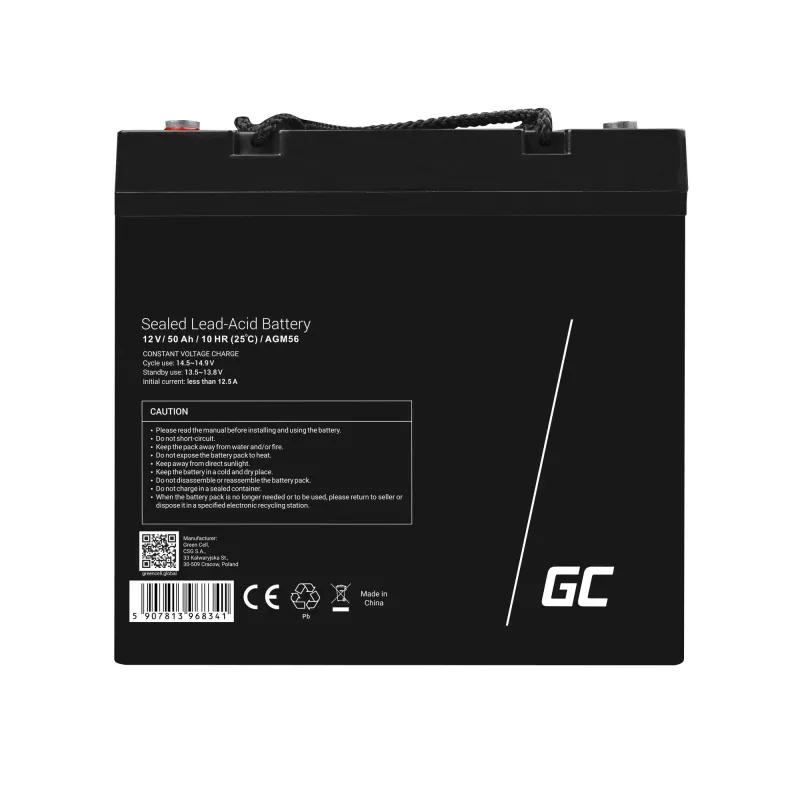 Batteria per veicoli AGM Green Cell AGM56