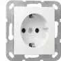 gira Presa SCHUKO System 55 bianco puro modello 418803 — presa con contatto di terra da incasso