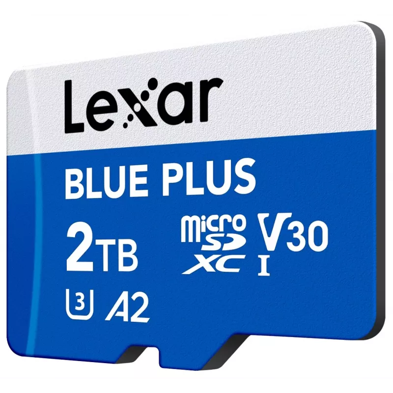 Scheda di memoria MicroSDXC Lexar BLUE PLUS 2 TB UHS‑I, 170 MB/s, U3 V30, impermeabile