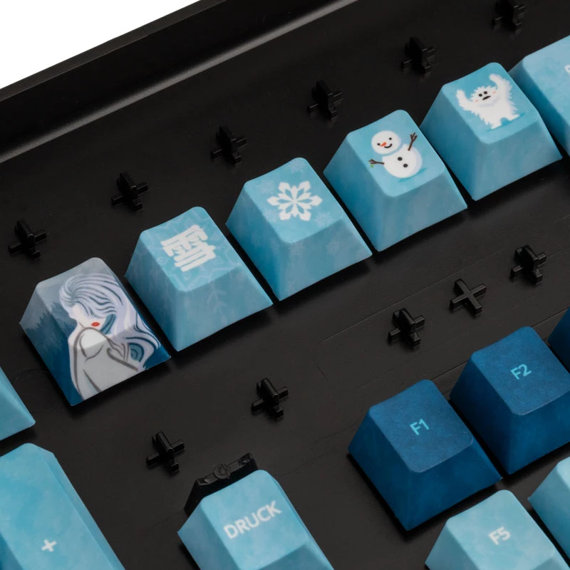 Set di keycap Traitors YUKI ONNA (CH) – kit keycap scolpito per tastiere meccaniche, profilo Cherry