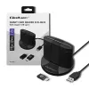 Lettore di smart card Qoltec 50632 USB 2.0 nero cavo 1m